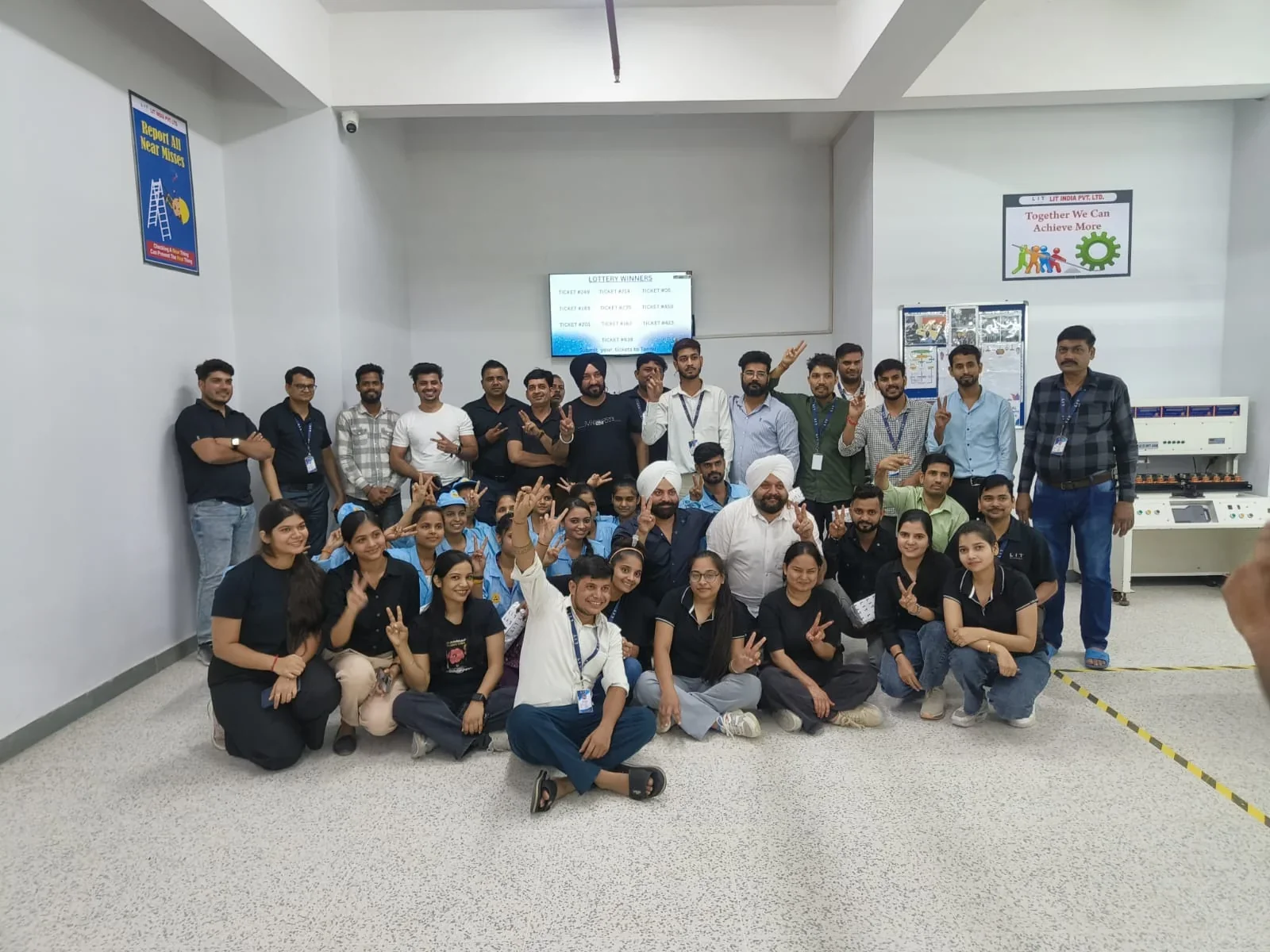 Diwali celebration team photo