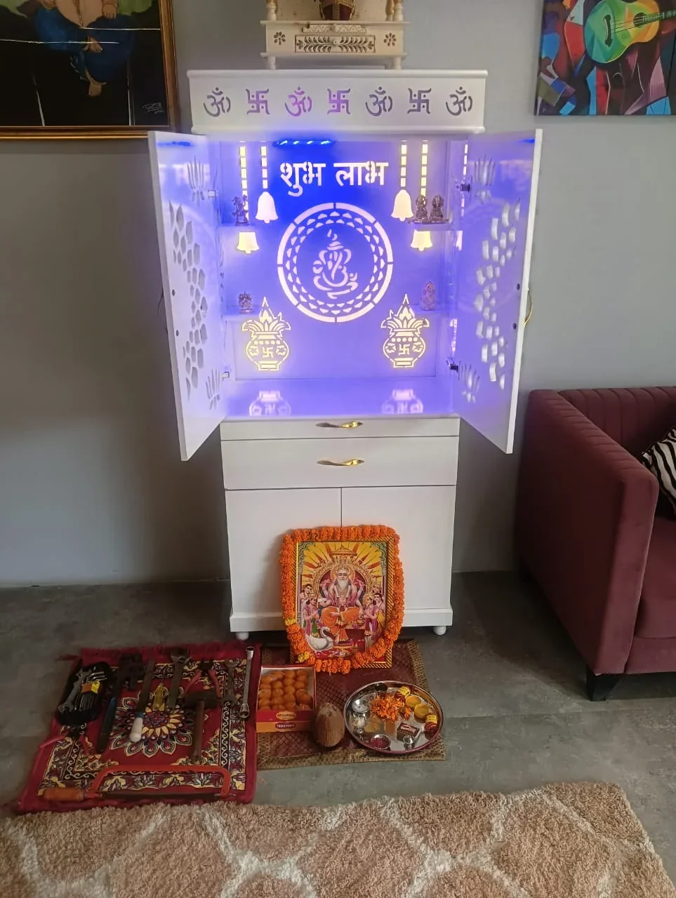 Vishwakarma pooja rituals
